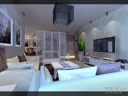 現(xiàn)代風格客廳裝修效果圖賞析 長延居會展明珠案例